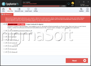Trojan.Conhook screenshot