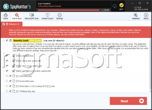 Trojan.Lop_com captura de tela