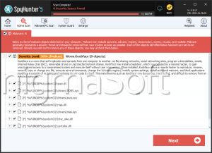 Trojan.DNSblocker captura de tela