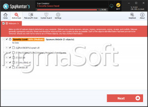 Spyware.Webdir screenshot
