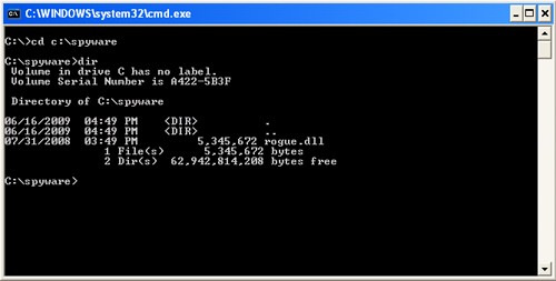 Command Prompt Change Directory