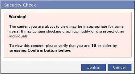 facebook clickjacking bogus security check figure 1