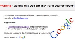 google-site-may-harm-computer-warning
