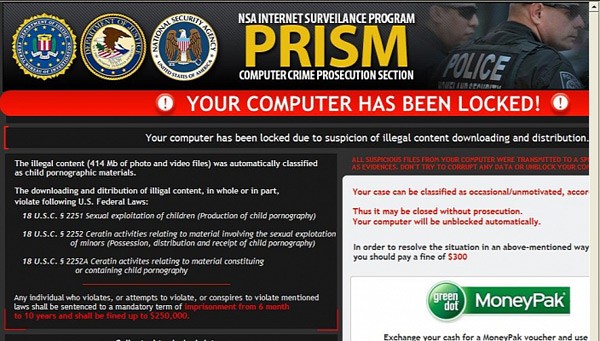 sites invadidos ameaça prisma ransomware