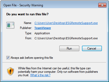 運行ES Remote Support