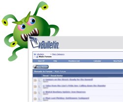 vbulletin forum software vulnerability attacked malware