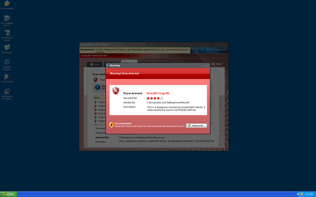 Antimalware PC Safety screenshot