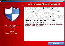 CryptoLocker Ransomware Screenshot