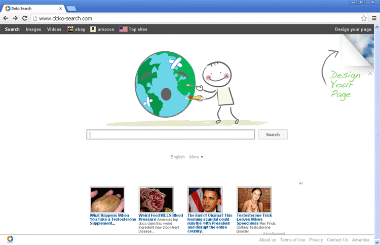 Doko-search.com screenshot
