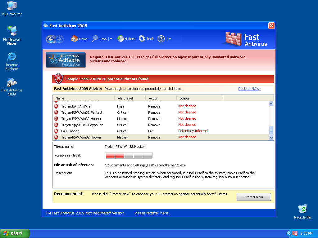 antivirus year webscanner