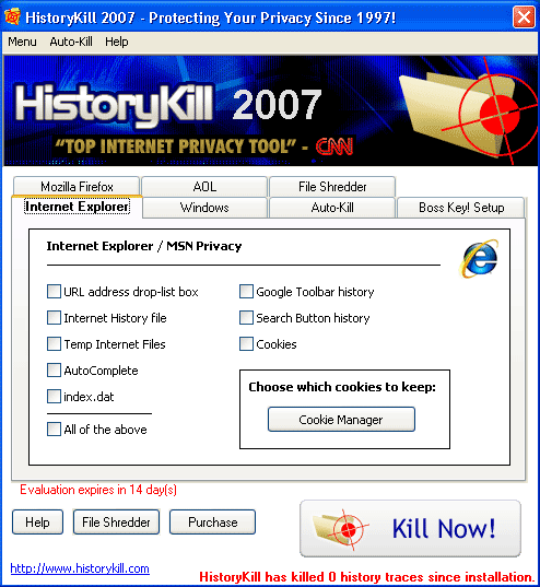 HistoryKill screenshot
