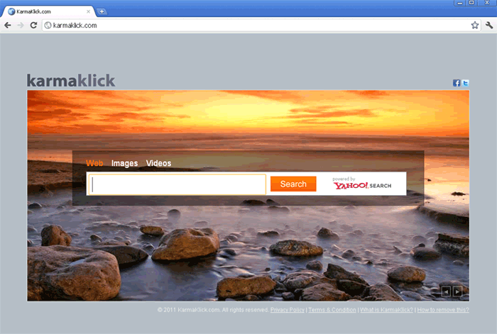 Karmaklick.com screenshot