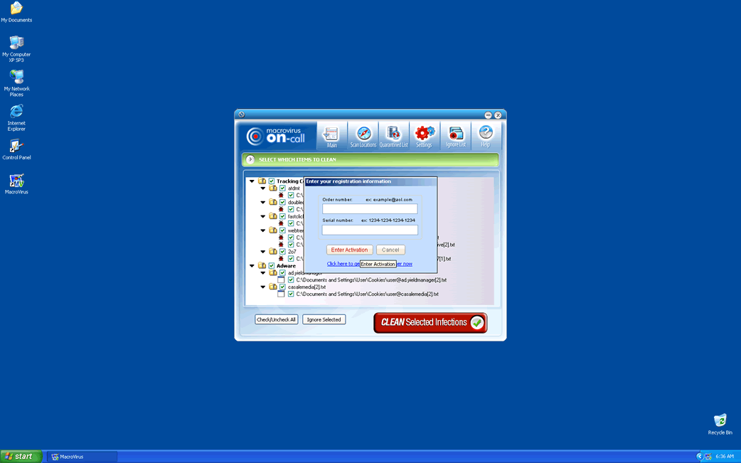 MacroVirus On-call screenshot