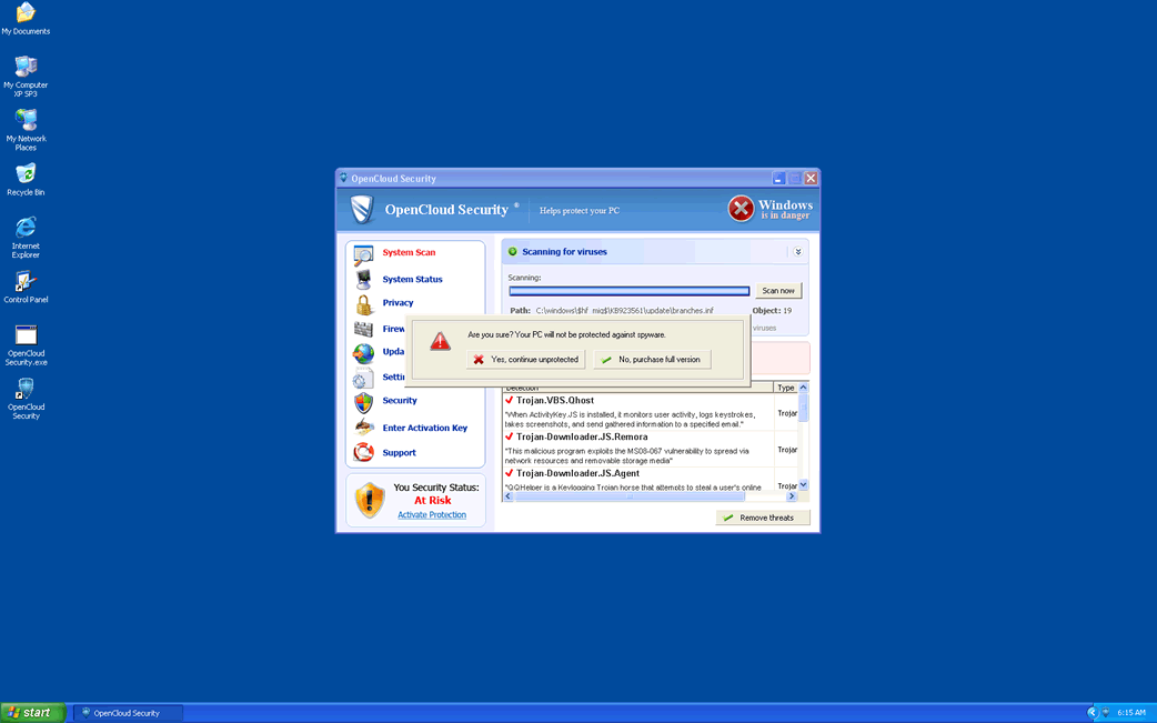 OpenCloud Security screenshot