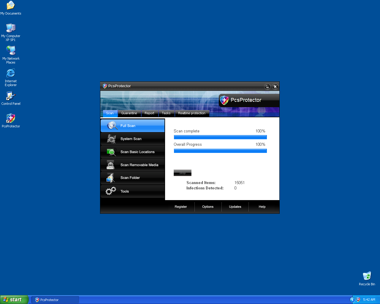 PcsProtector screenshot