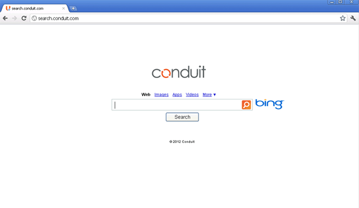 Conduit Search/Toolbar screenshot