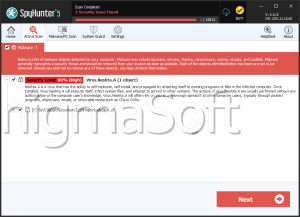 Virus.Win32.Neshta.a screenshot