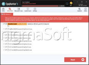 Backdoor:Win32/IRCbot.gen!K screenshot