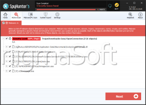 TrojanDownloader:Java/OpenConnection.IJ screenshot