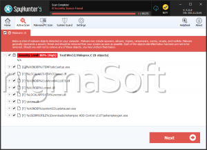 Tool:Win32/Hideproc.C screenshot