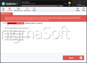Spammer.Sality.A screenshot