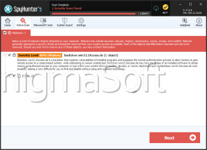 Backdoor.win32.ZAccess.de screenshot
