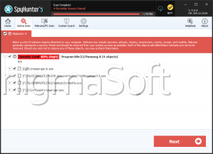 Program:Win32/Pameseg.U screenshot