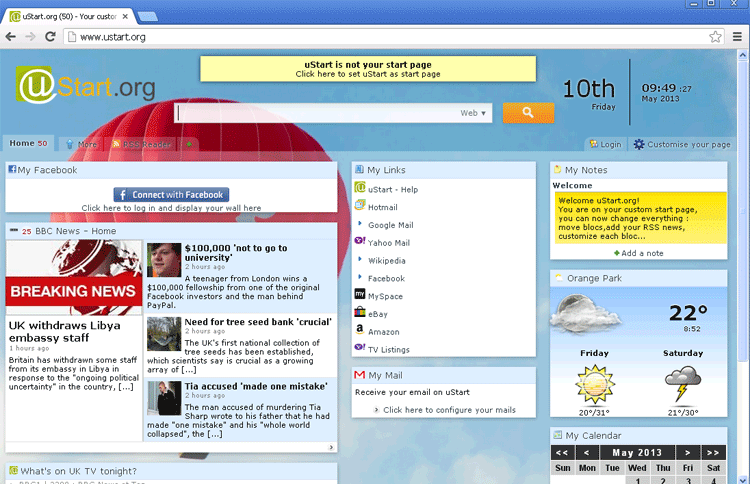 UStart.org screenshot