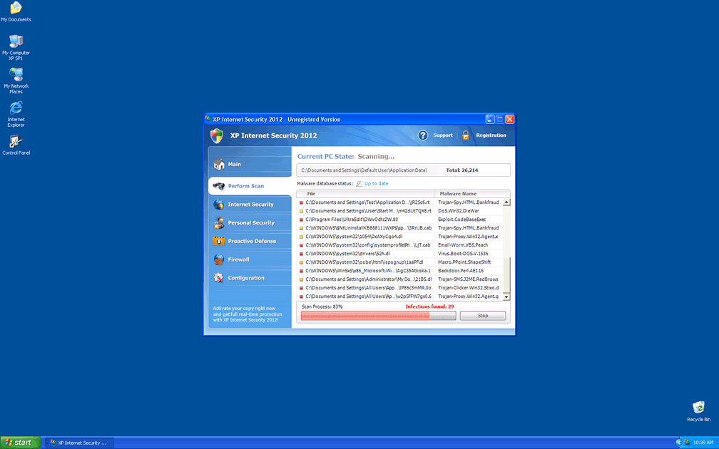 XP Internet Security 2012 screenshot