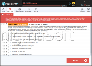 Backdoor.ProxyBot screenshot