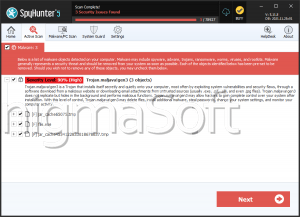 Trojan.maljava!gen3 screenshot