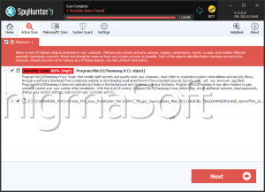 Program:Win32/Pameseg.H screenshot