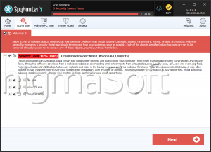 TrojanDownloader:Win32/Bradop.A screenshot