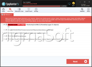 MonitoringTool:Win32/HomeKeyLogger screenshot