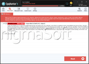 Trojan:Win32/Delf.LN screenshot