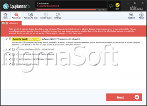 Adware:Win32/Enumerate screenshot