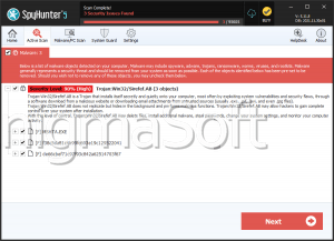 Trojan:Win32/Sirefef.AB screenshot