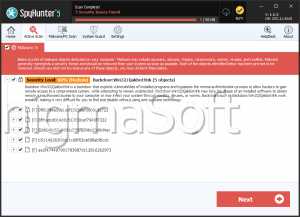 Backdoor:Win32/Qakbot!lnk screenshot