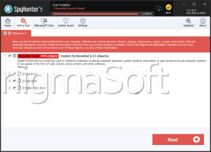 Exploit:JS/DonxRef.A screenshot