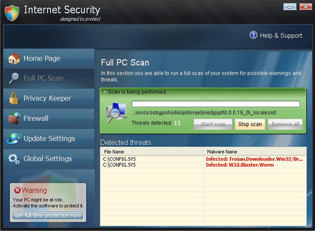 Internet Security Proスクリーンショット