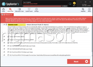 Adware.Barnyard Deals screenshot