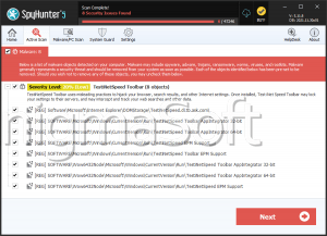 Test iNet Speed Toolbar screenshot