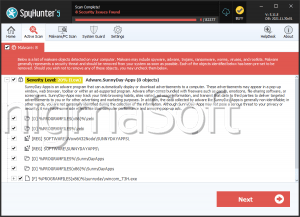 Adware.SunDay-Apps screenshot