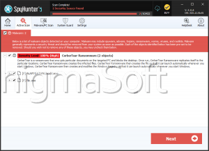 CerberTear Ransomware screenshot