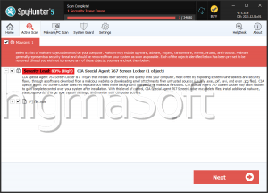 'CIA Special Agent 767' Screen Locker screenshot