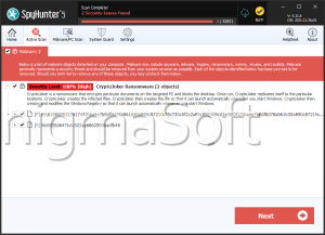 CryptoJoker Ransomware screenshot