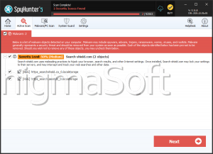 Search-shield.com screenshot
