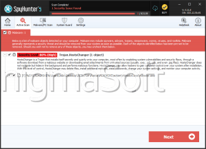Trojan.HostsChanger screenshot