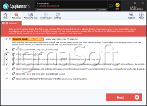 Www-searching.com screenshot