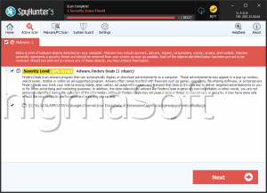 Adware.Finders Deals screenshot